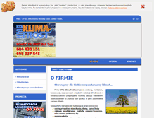 Tablet Screenshot of klimafrost.pl